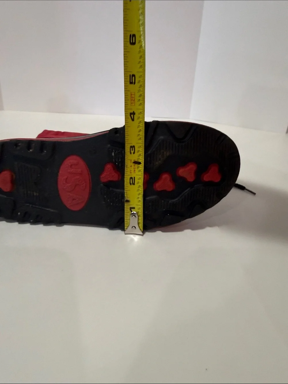 Kids USA Red and Black Rain Boots